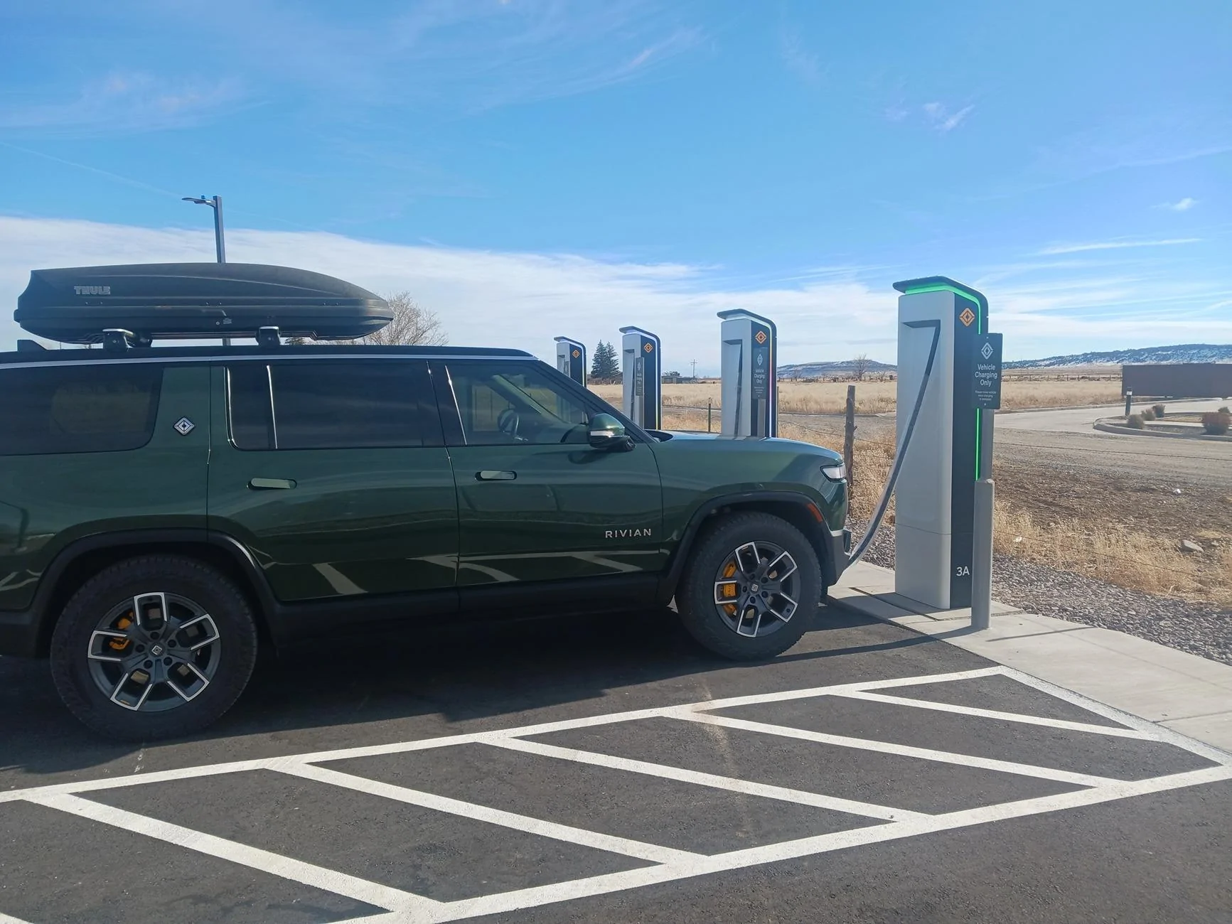 Rivian R1T R1S RAN Rivian Charging Stations Locations Map via Google Maps 20241222_114806