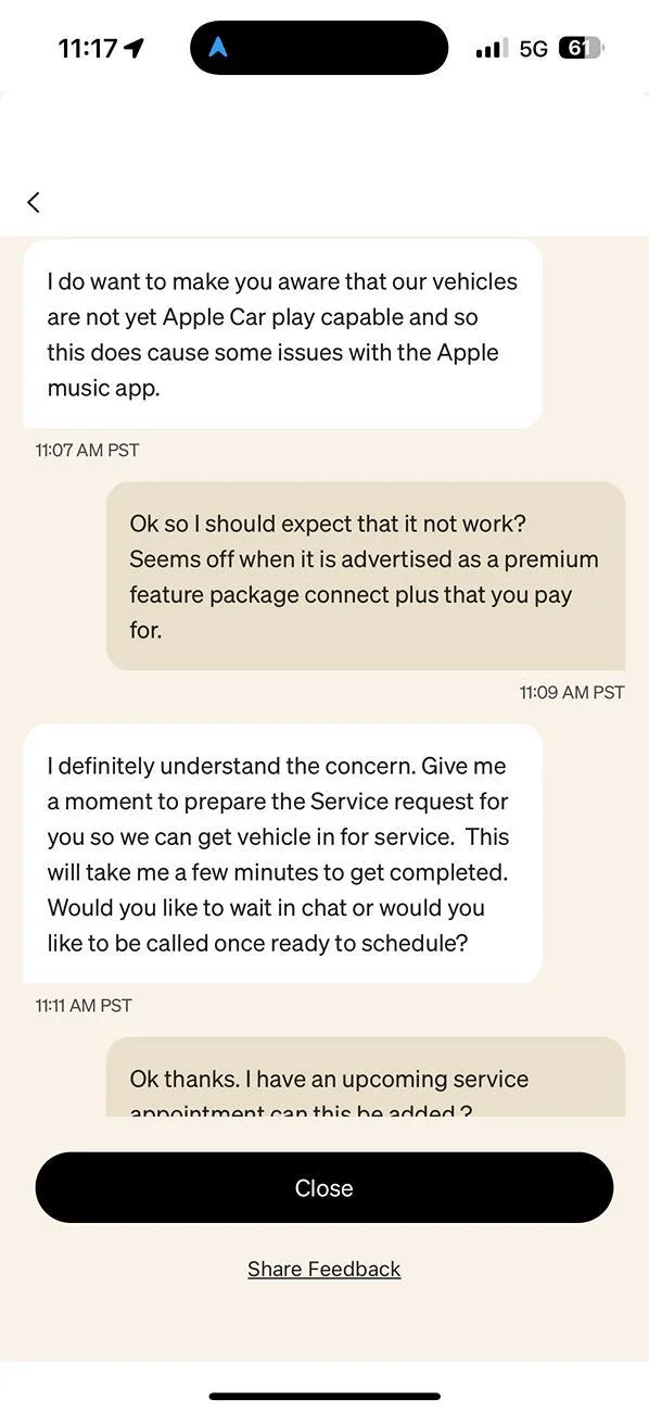 Rivian R1T R1S Apple Music keeps buffering IMG_0672