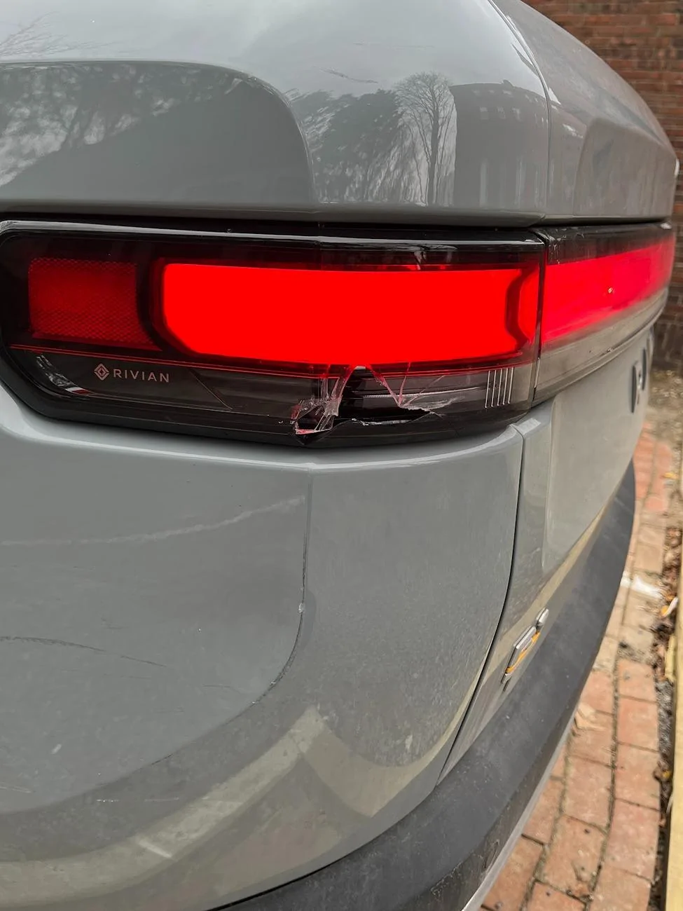 Rivian R1T R1S R1T Tail Light - Driver's  (Left) Side - Broken IMG_2452