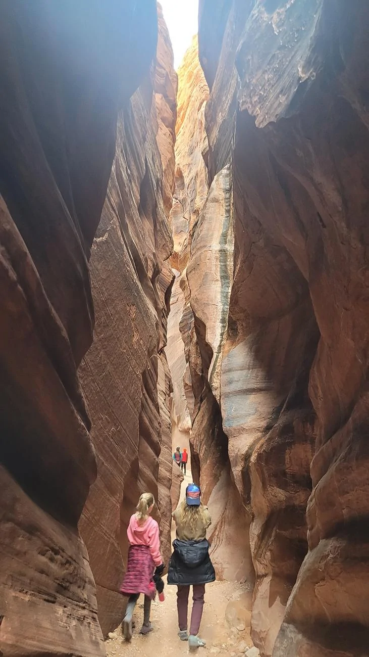Rivian R1T R1S Exploring southern Utah slot canyons over New Years 20250102_122701