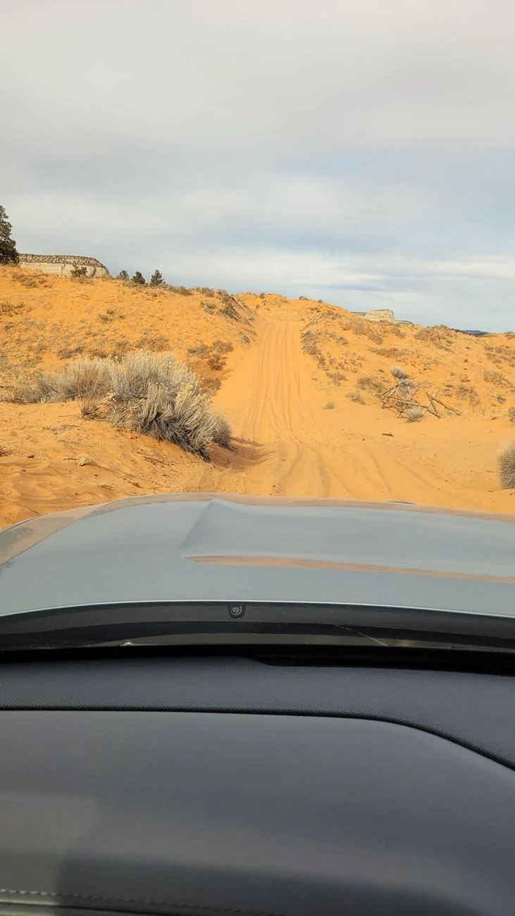 Rivian R1T R1S Exploring southern Utah slot canyons over New Years 20250103_133107