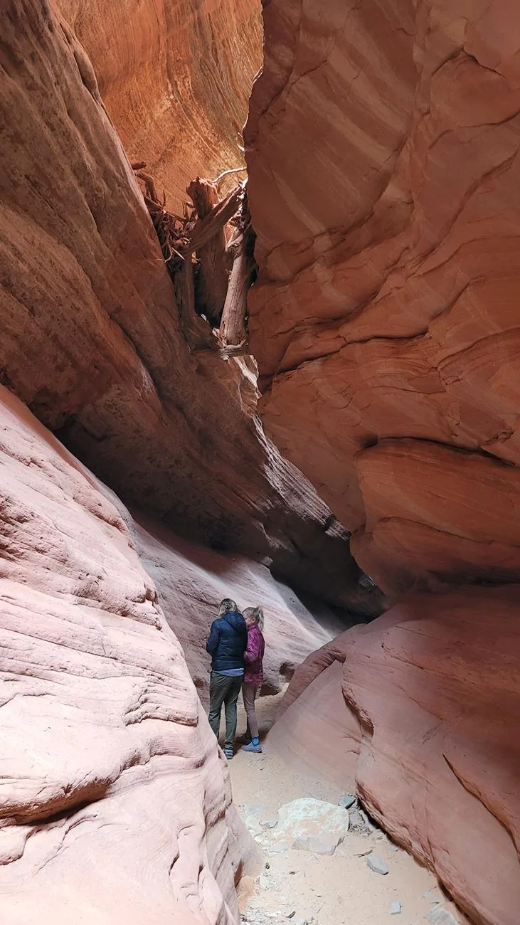 Rivian R1T R1S Exploring southern Utah slot canyons over New Years 20250103_141218