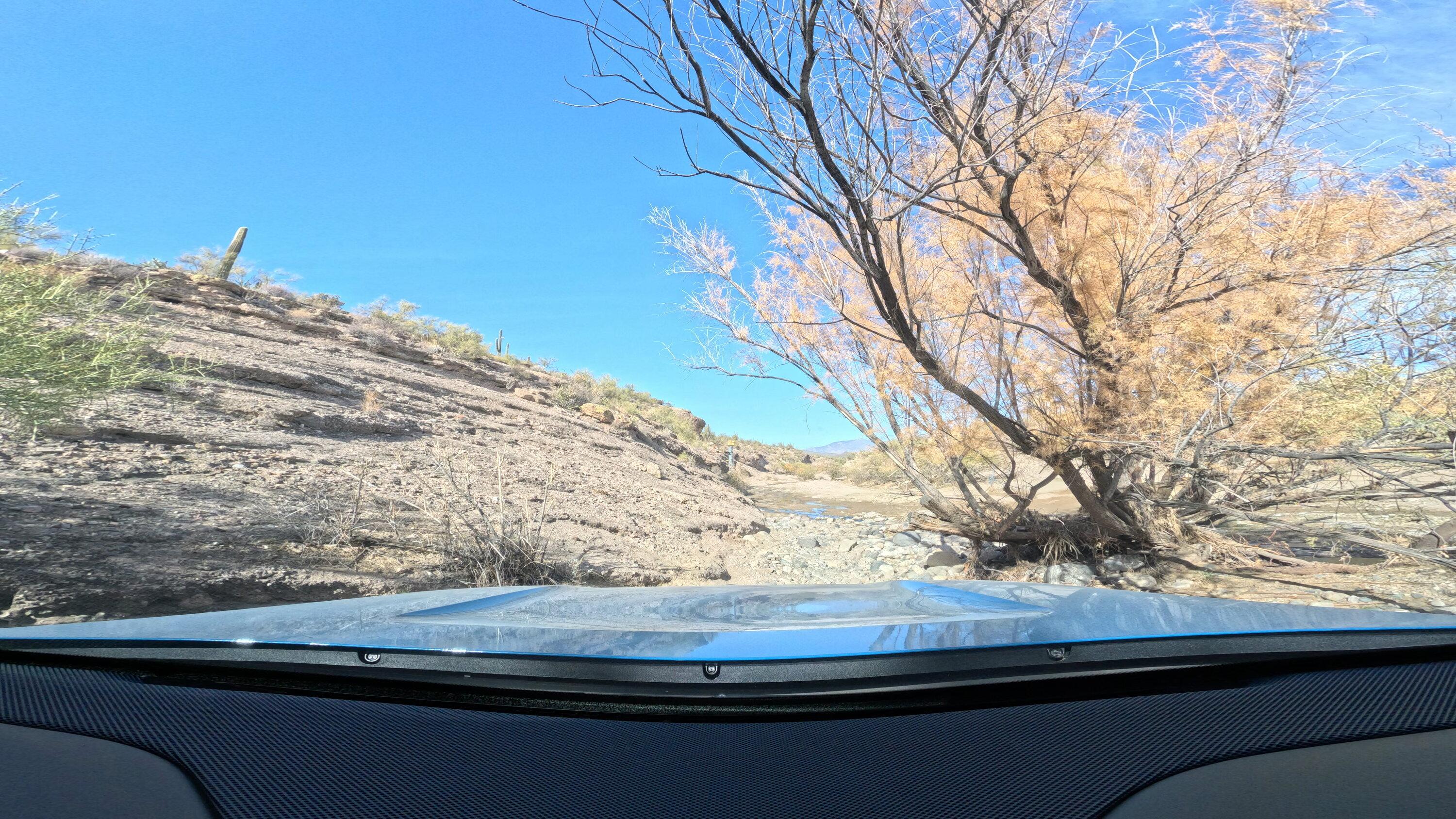 Rivian R1T R1S Off-Road Trip Report - Metro Phoenix, Arizona: China Dam/Tule Creek Homestead Trail (1/4/2025) China Dam Tule 1-4-2025 - 4