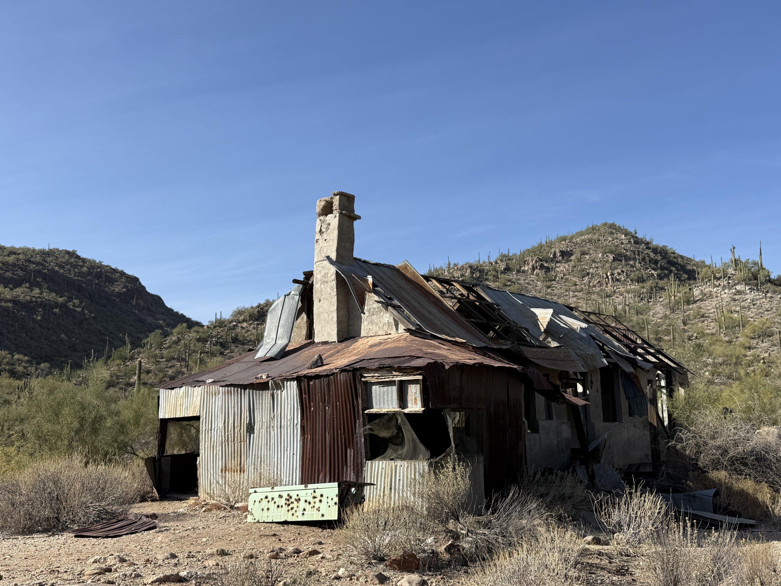 Rivian R1T R1S Off-Road Trip Report - Metro Phoenix, Arizona: China Dam/Tule Creek Homestead Trail (1/4/2025) China Dam Tule 1-4-2025 - 4a