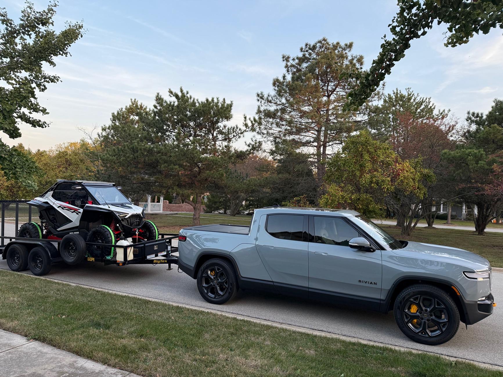 Rivian R1T R1S Towing + Efficiency: Please post your experience! IMG_0164