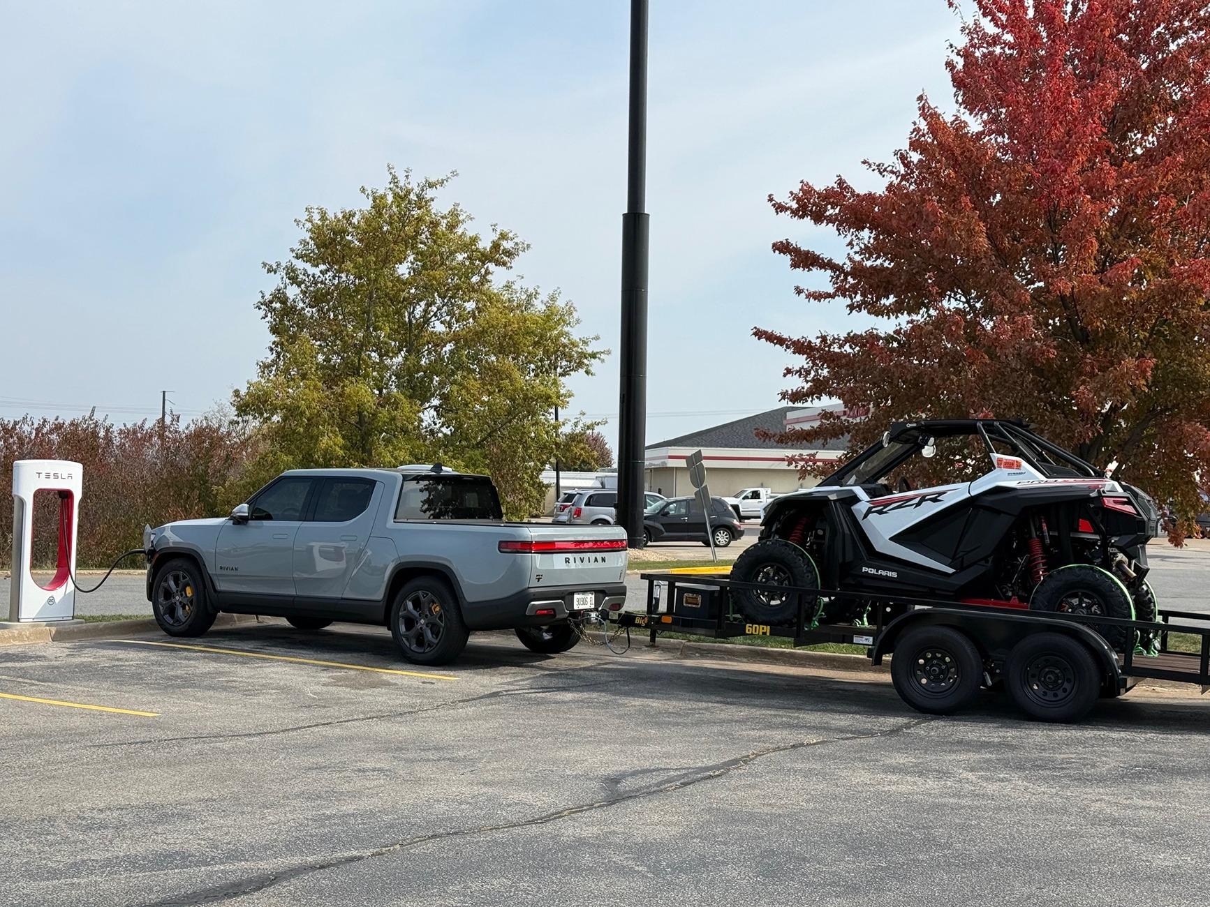 Rivian R1T R1S Towing + Efficiency: Please post your experience! IMG_0183