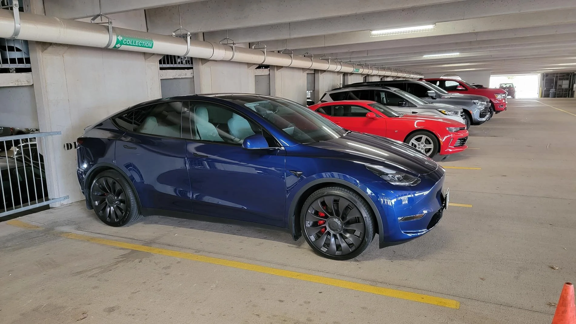 Rivian R1T R1S Tesla Model Y Refresh Spotted 20220216_125907