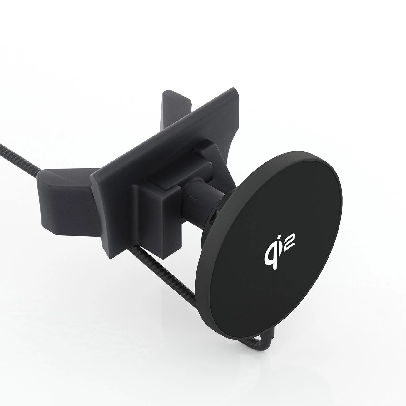 Rivian R1T R1S Dashboard phone charger/mount by TWRAPS (left of the steering wheel) P1 - QI2