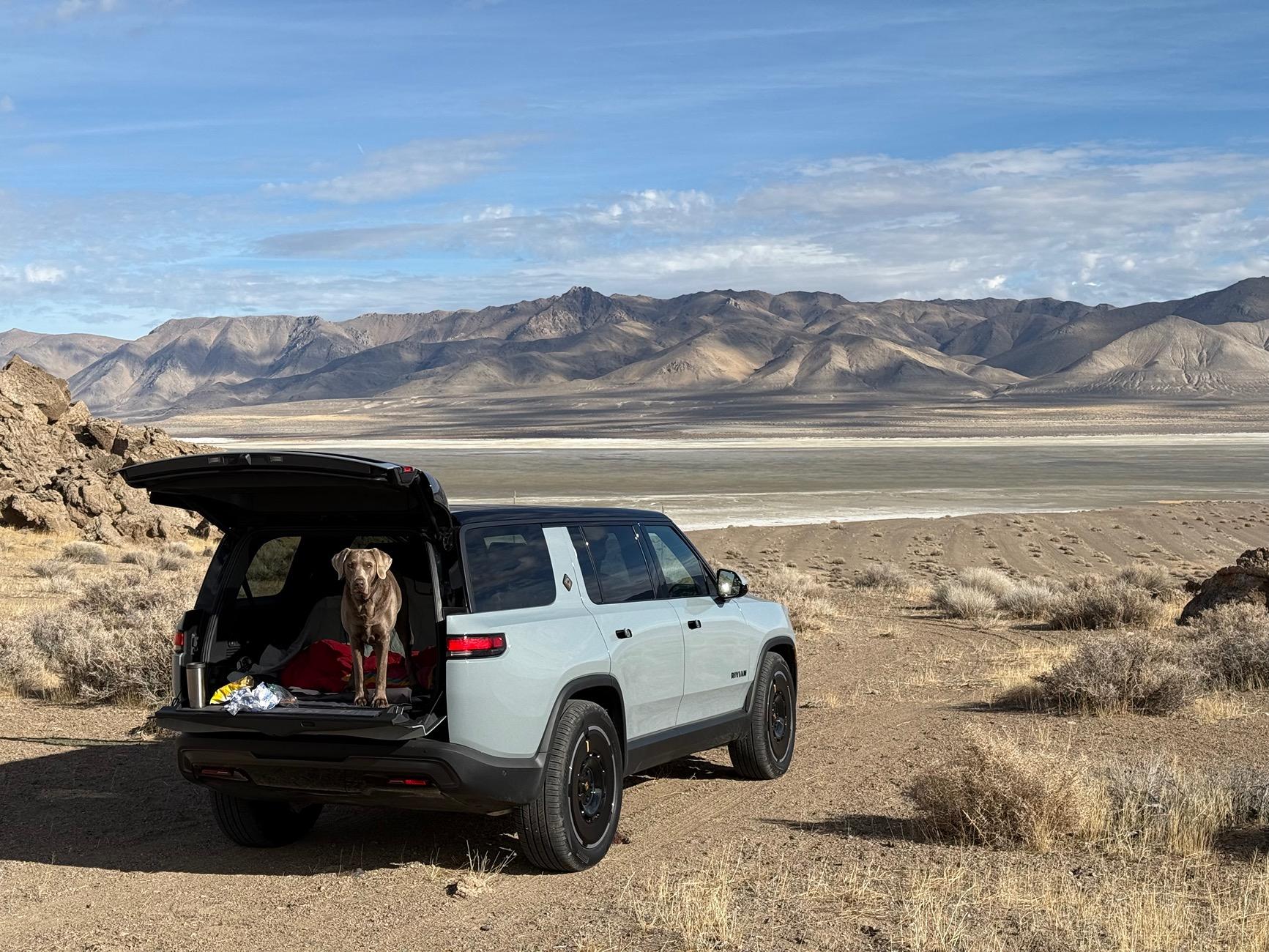 Rivian R1T R1S Shadow finally gets to play in the dirt. IMG_6067