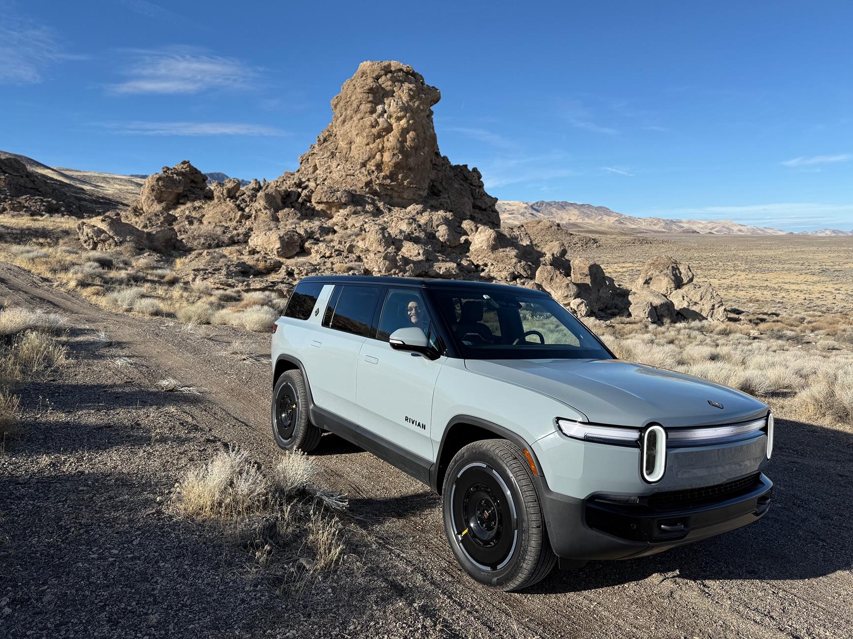 Rivian R1T R1S Shadow finally gets to play in the dirt. IMG_6111