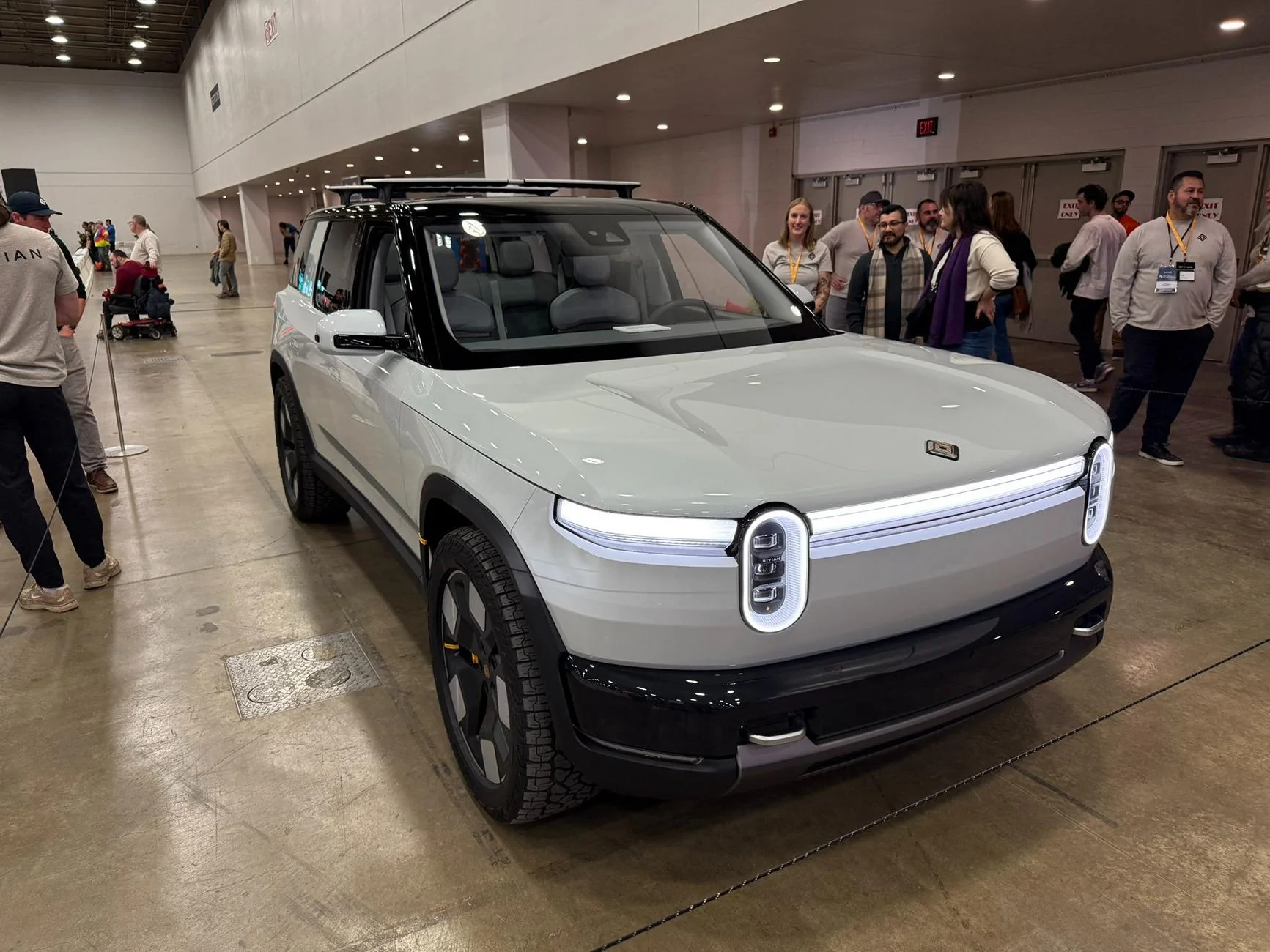 Rivian R1T R1S R2 @ 2025 Detroit Auto Show rivian r2 detroit auto show 2