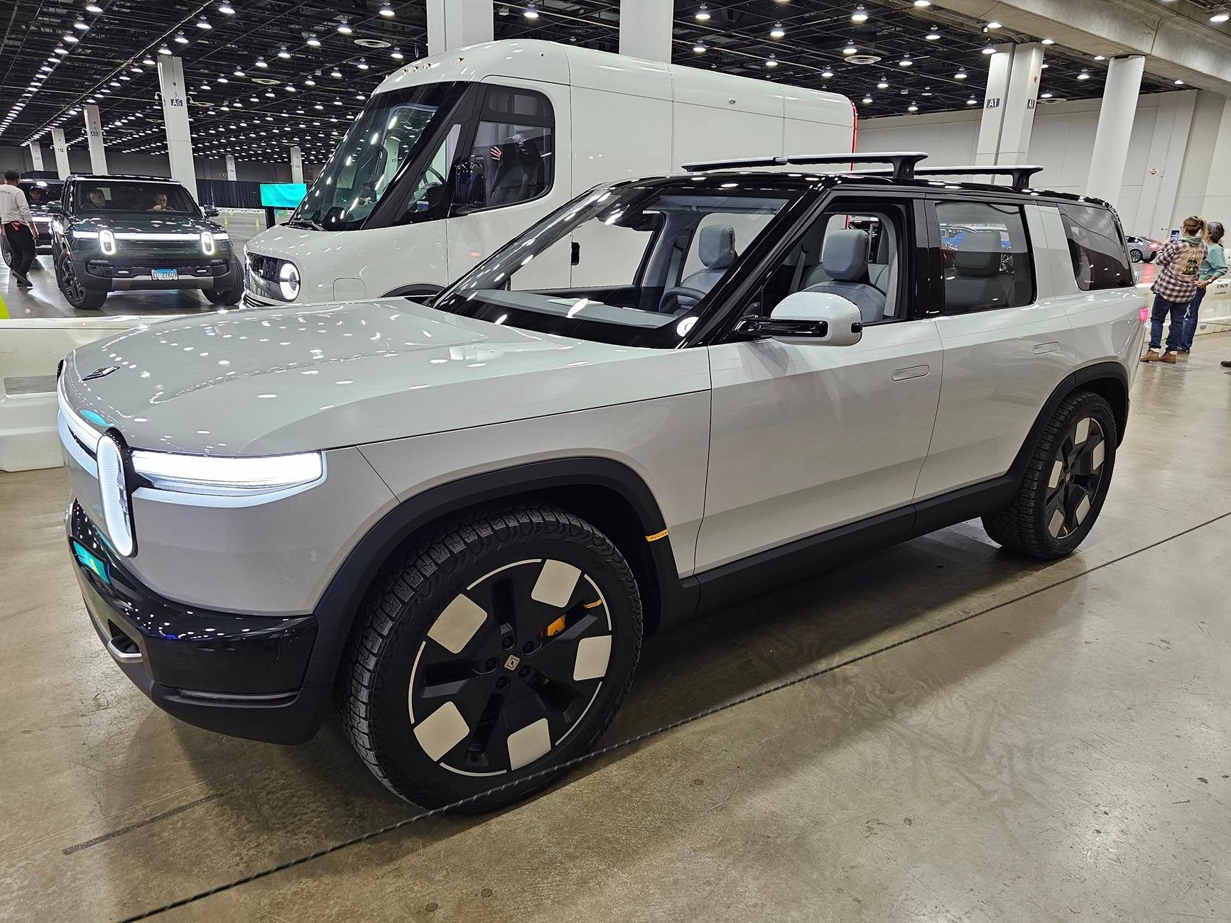 Rivian R1T R1S R2 @ 2025 Detroit Auto Show rivian r2 detroit auto show 3