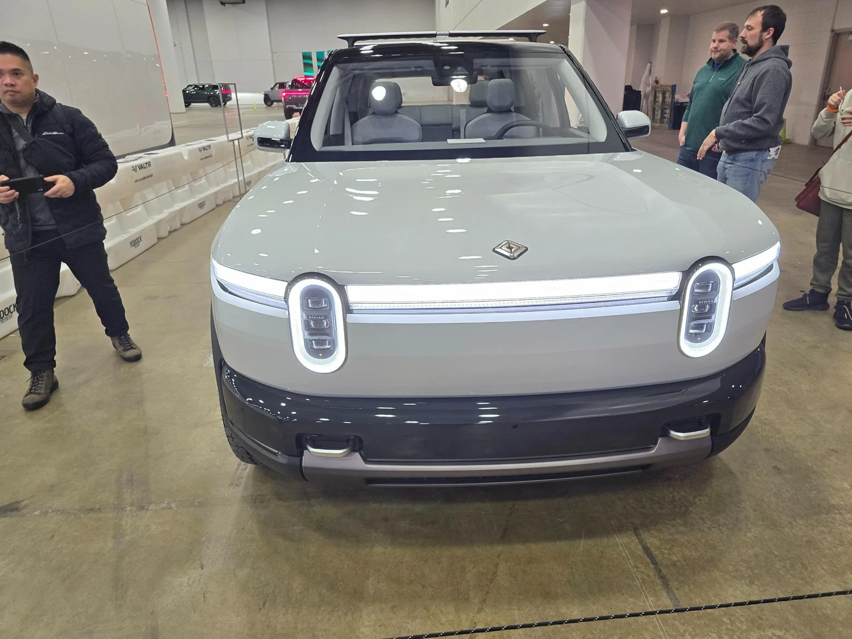 Rivian R1T R1S R2 @ 2025 Detroit Auto Show rivian r2 at detroit auto show 2