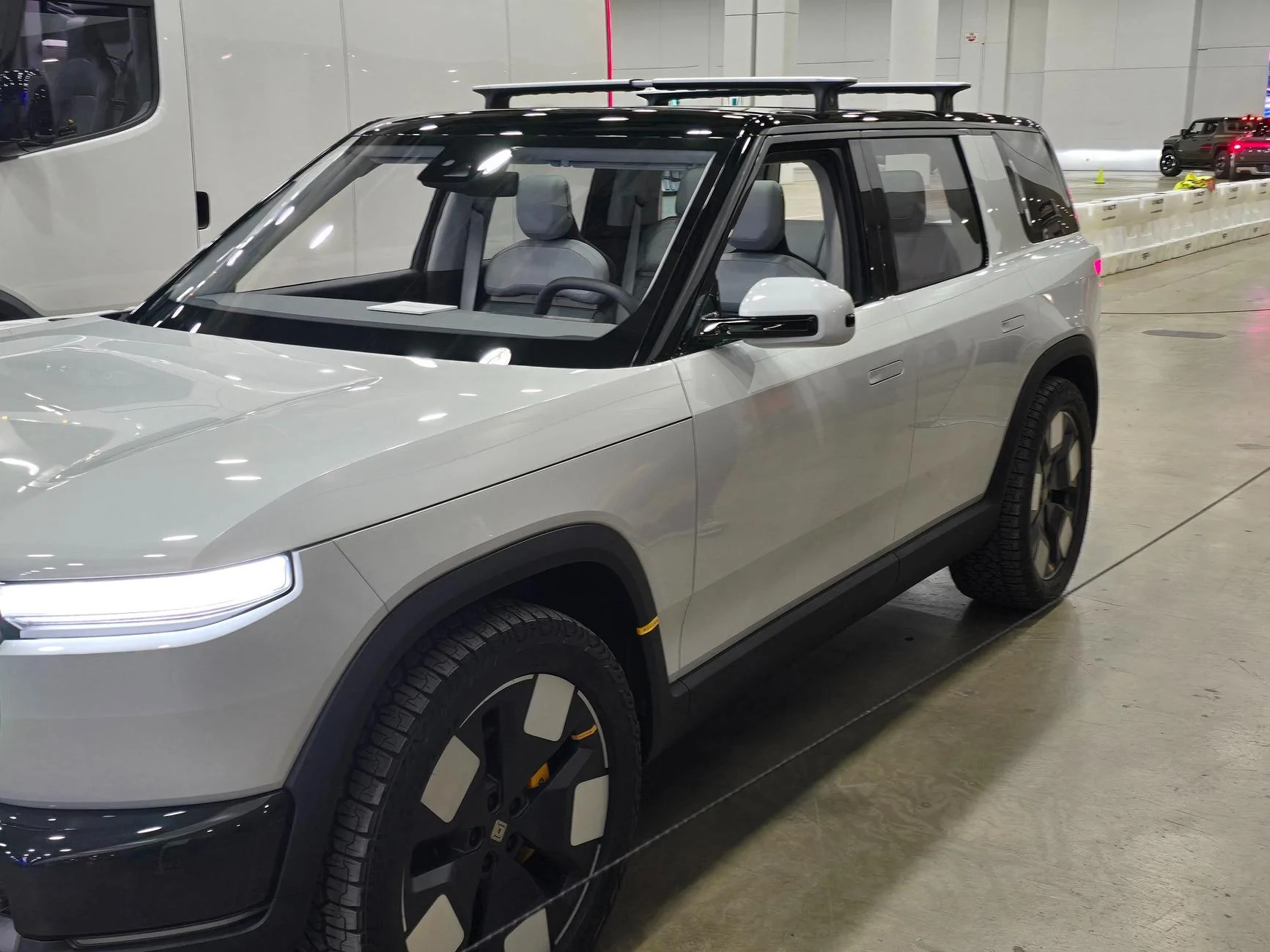 Rivian R1T R1S R2 @ 2025 Detroit Auto Show rivian r2 at detroit auto show 1