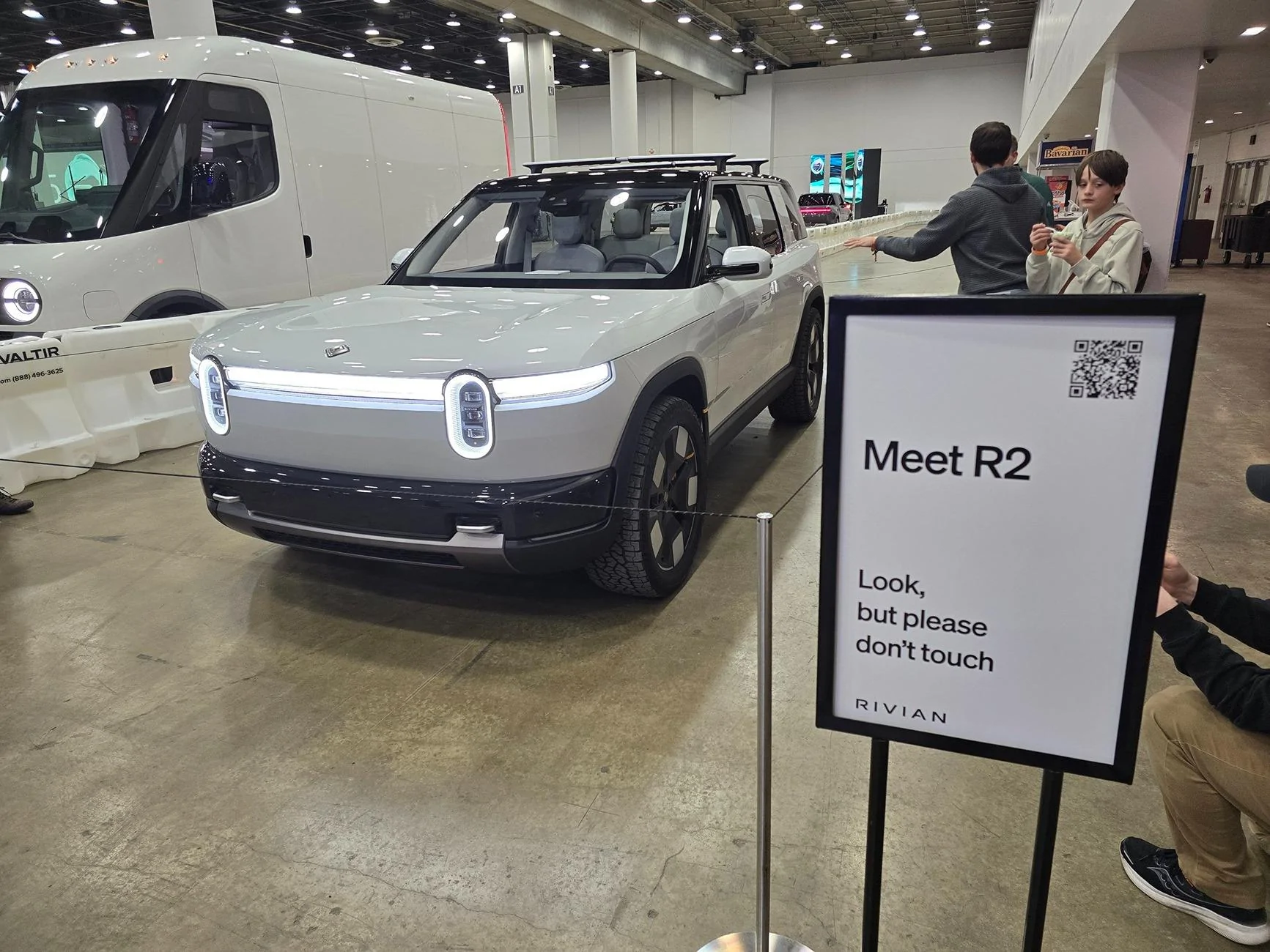 Rivian R1T R1S R2 @ 2025 Detroit Auto Show rivian r2 at detroit auto show 4