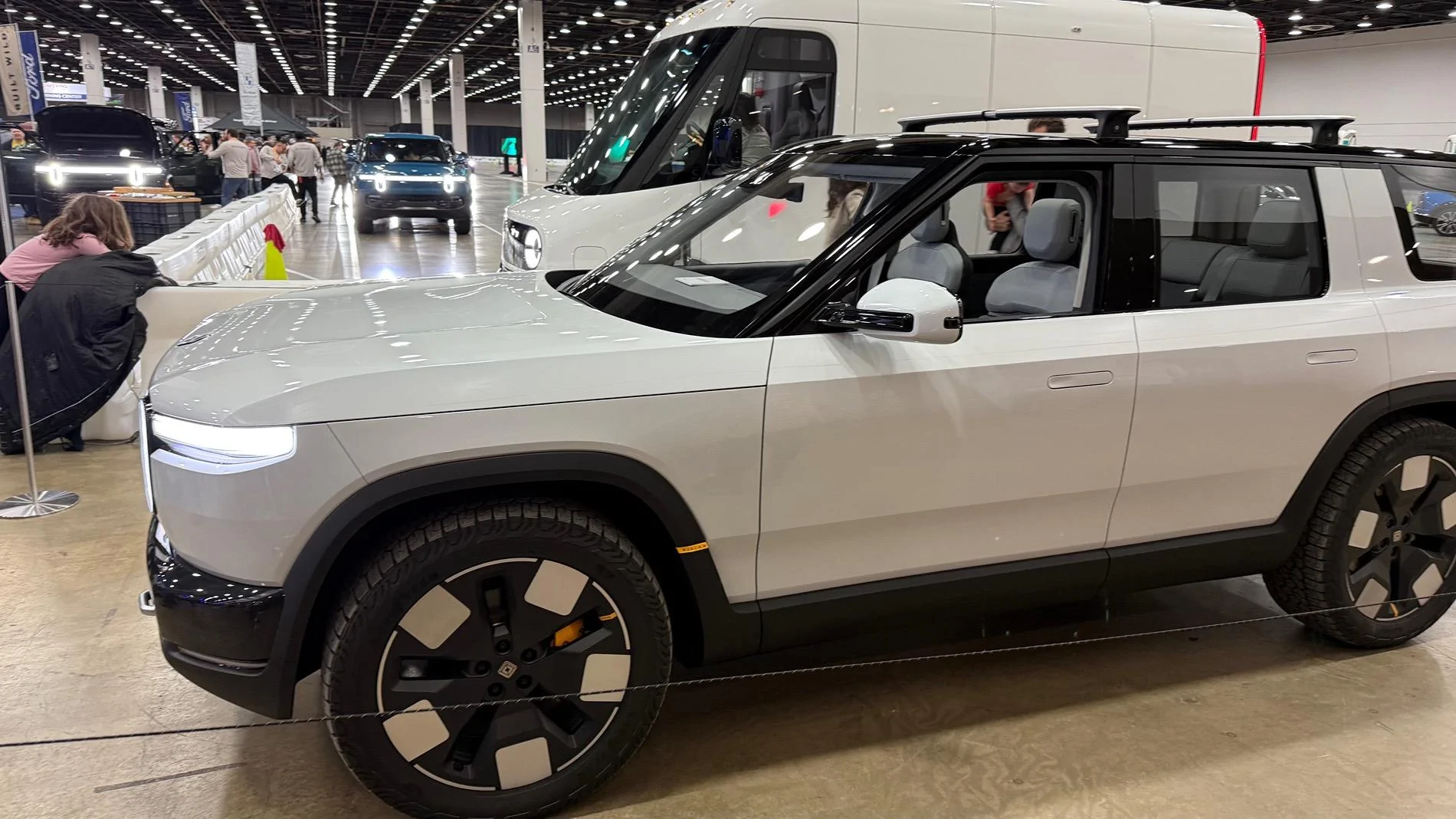 Rivian R1T R1S R2 @ 2025 Detroit Auto Show IMG_1111