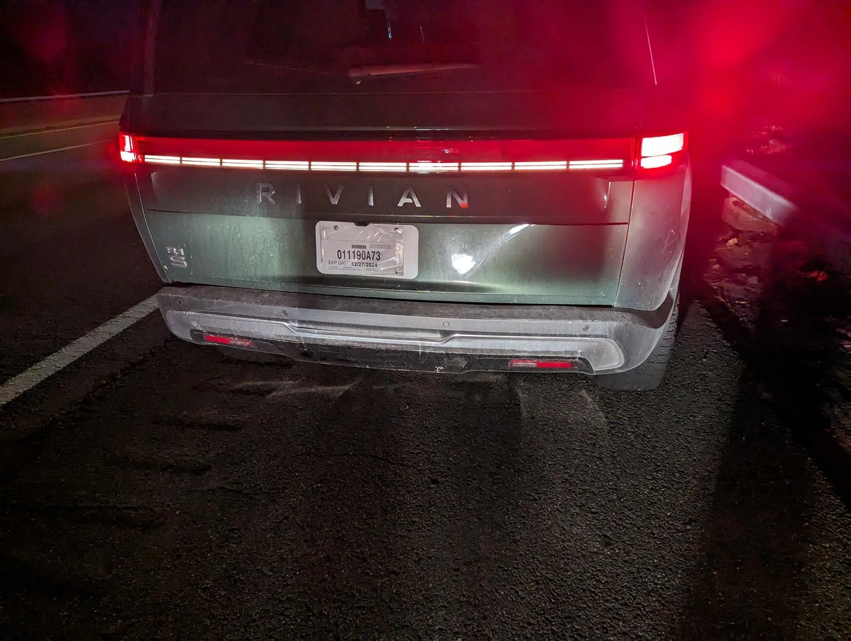 Rivian R1T R1S That was quick! Rear ended a month in 1000276901