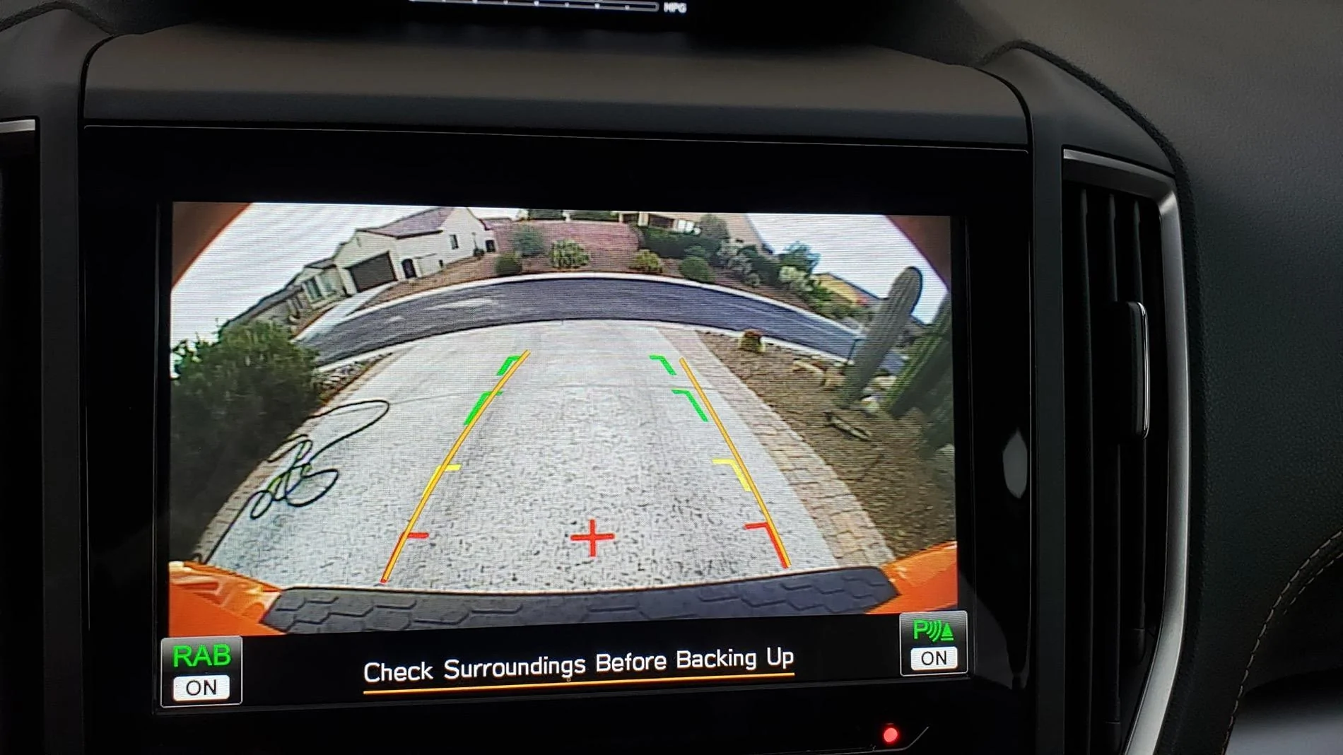 Rivian R1T R1S Feature Request - Color Indicators on Backup Camera CT BU cam