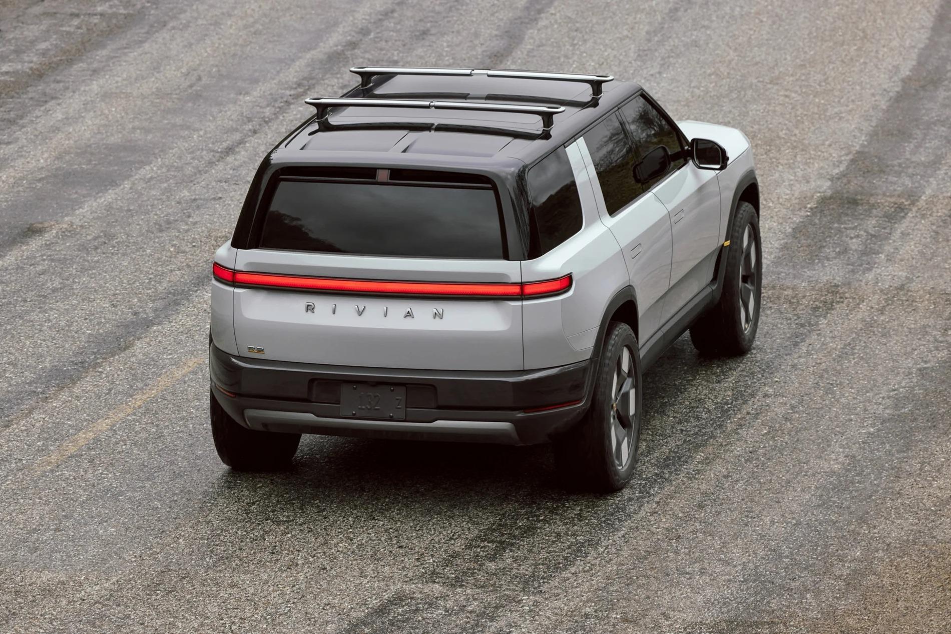 Rivian R1T R1S Ugly competition: The Cybertruck has a competitor Rivian Rear New 