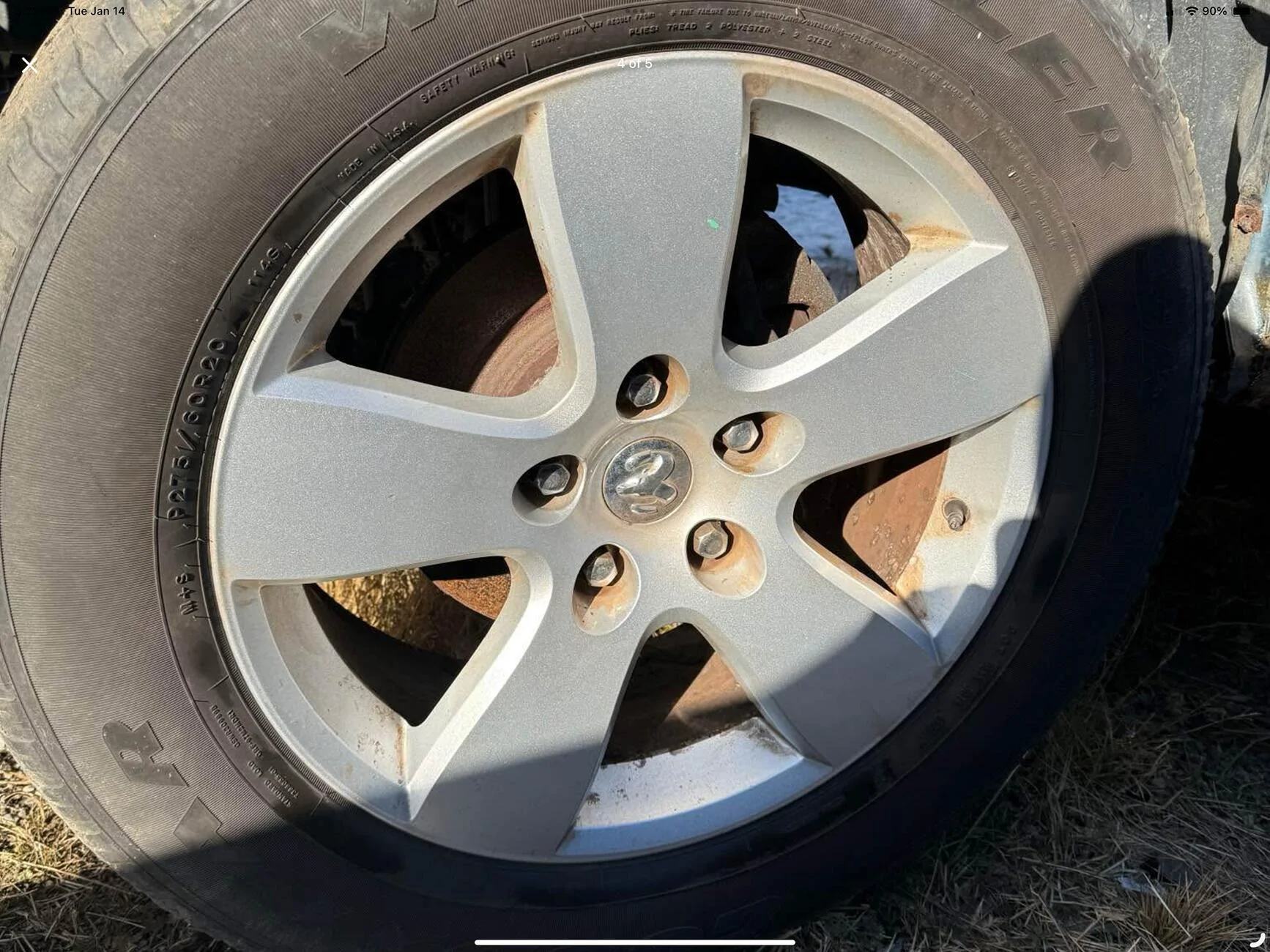 Rivian R1T R1S Affordable Winter Wheels Setup: Ram 2363 IMG_0316