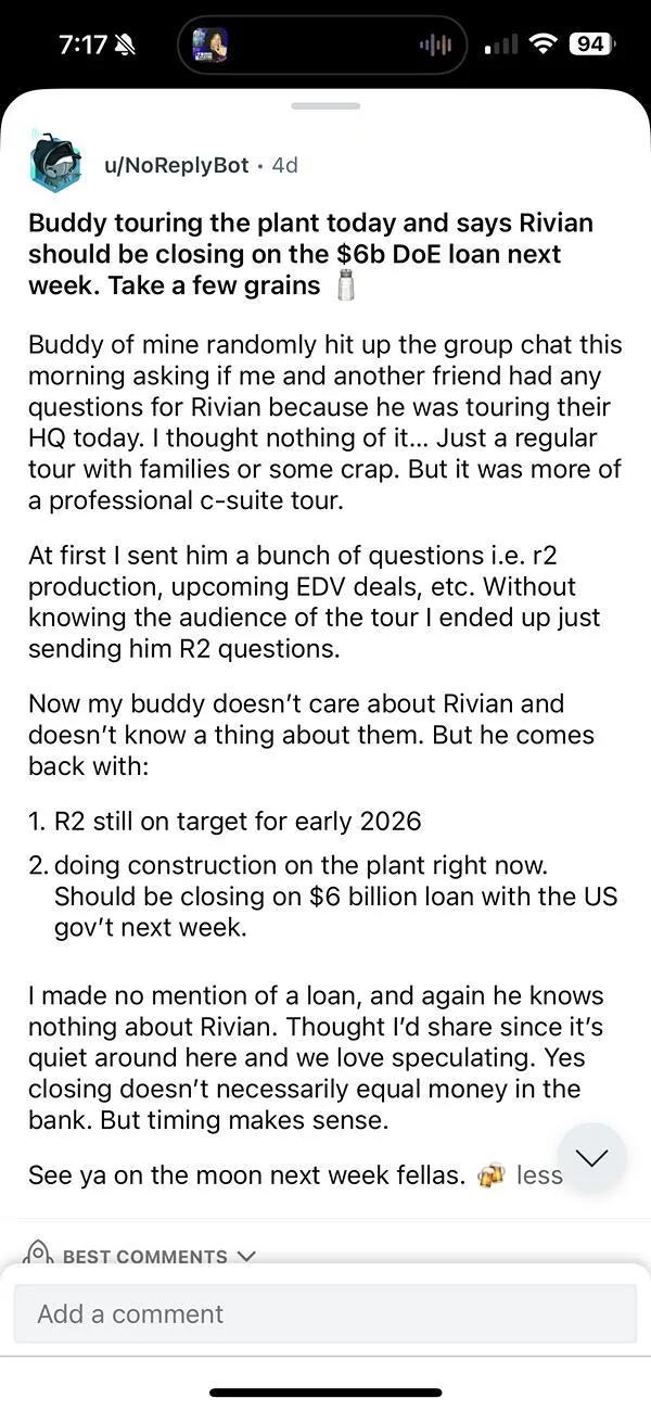 Rivian R1T R1S Any update on the Georgia factory? IMG_1702