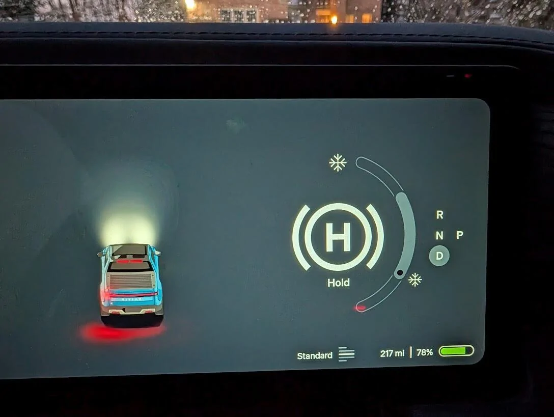 Rivian R1T R1S Battery temp of 15°F now appears to be where Rivian stops aggressively heating the battery 1736948320548-q6