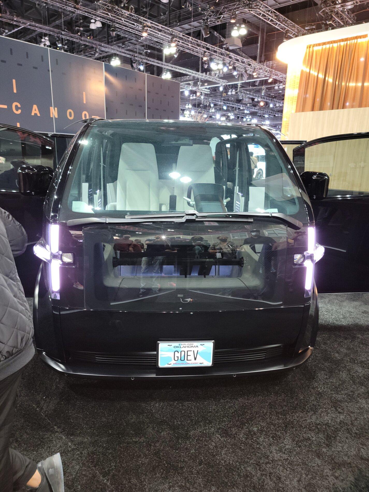 Rivian R1T R1S Canoo lifestyle vehicle spotted in the wild 20211126_151334