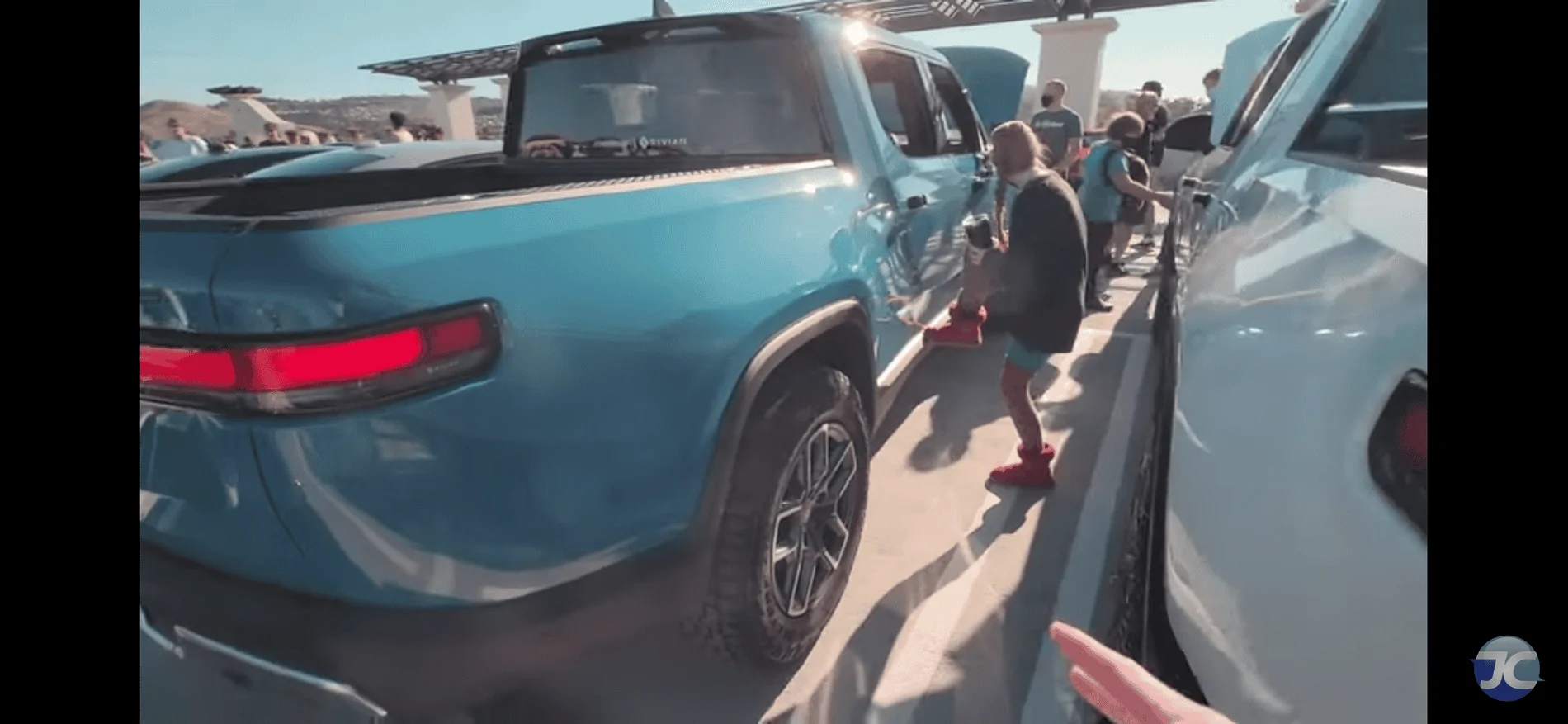 Rivian R1T R1S Rivian R1Ts show up at South OC Cars and Coffee Screenshot_20211129-093006