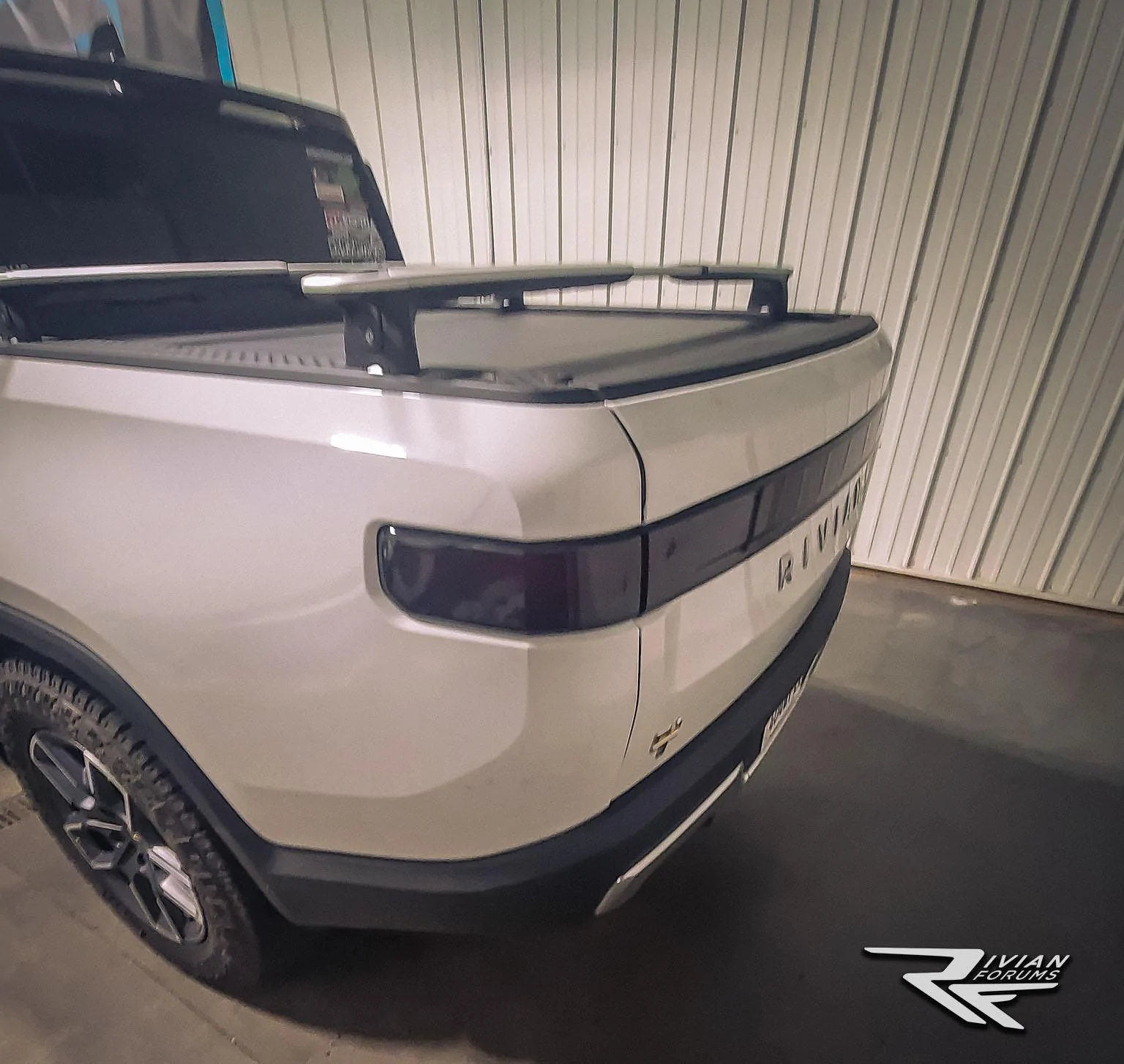 Rivian R1T R1S Rivian R1T Get Tinted Tail Lights, Front Light Charging Status Bar + Window Tint ? Rivian R1T Window Tint Tinted Tail Lights and Charging Status Light Bar 1