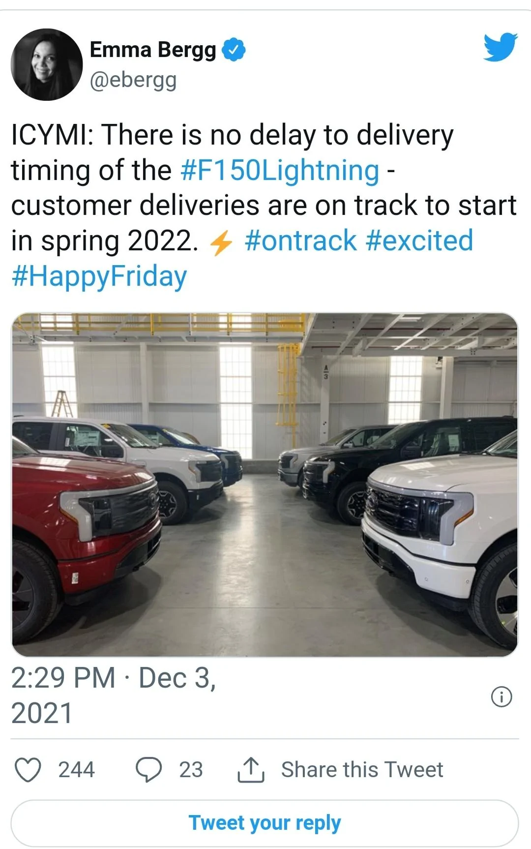 Rivian R1T R1S F-150 Lightning not starting deliveries until September 2022 Screenshot_20211203-202626