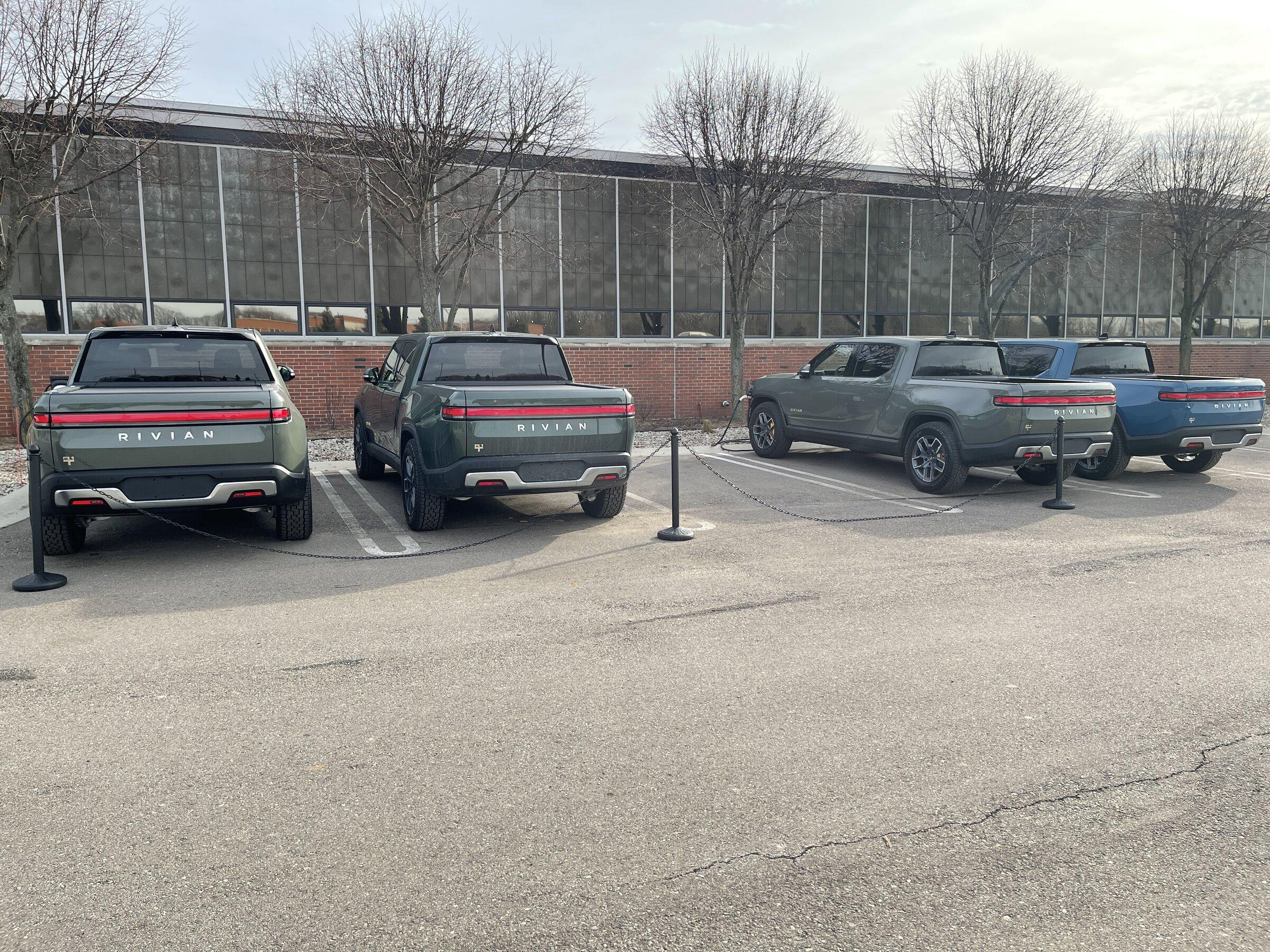 Rivian R1T R1S Finally saw an R1T -  first impressions 20211205_163622255_iOS
