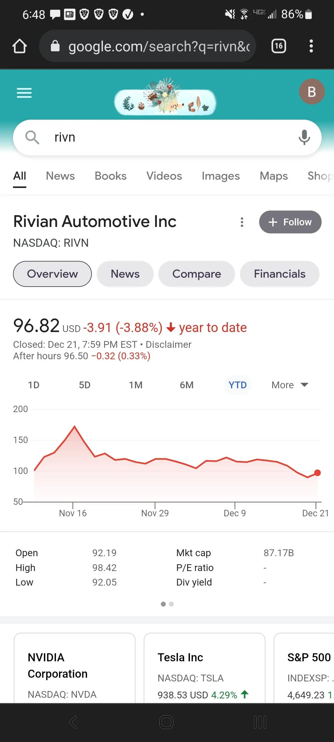 Rivian R1T R1S Rivian R1T Build & Paint Quality Video: Initial Impressions Screenshot_20211221-184851_Chrom
