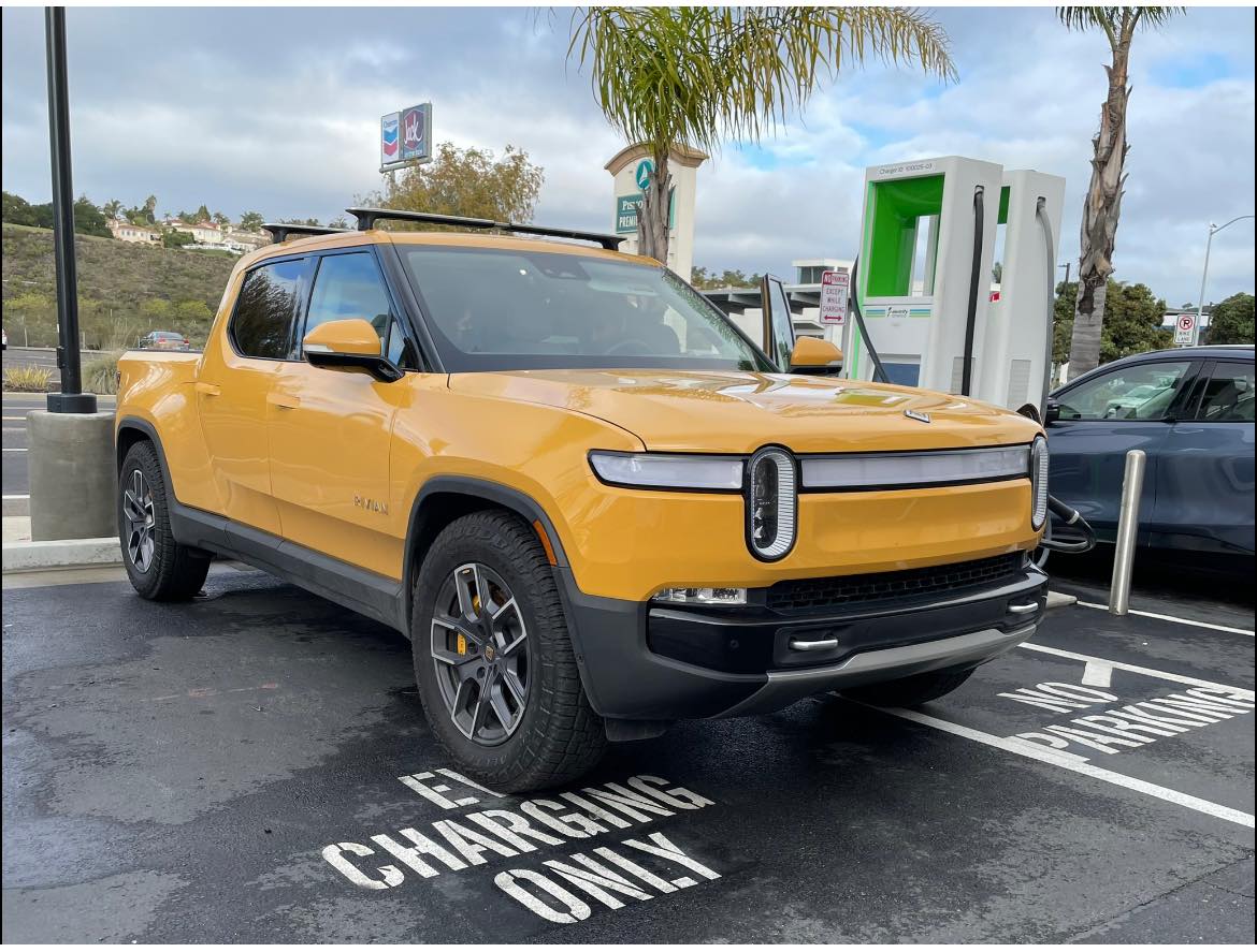 Rivian R1T R1S COMPASS YELLOW R1T Photos 269962128_10159499113469763_5180053799254299745_n