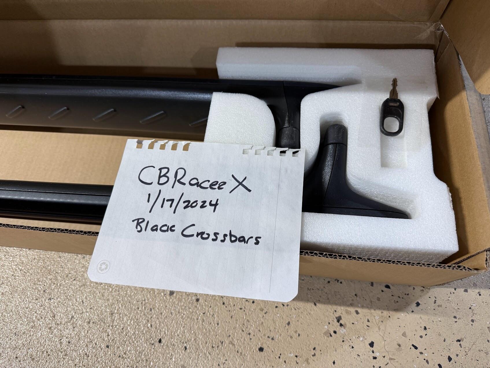 Rivian R1T R1S OEM Dark Cargo Crossbars - New In Box 1737075176561-9y
