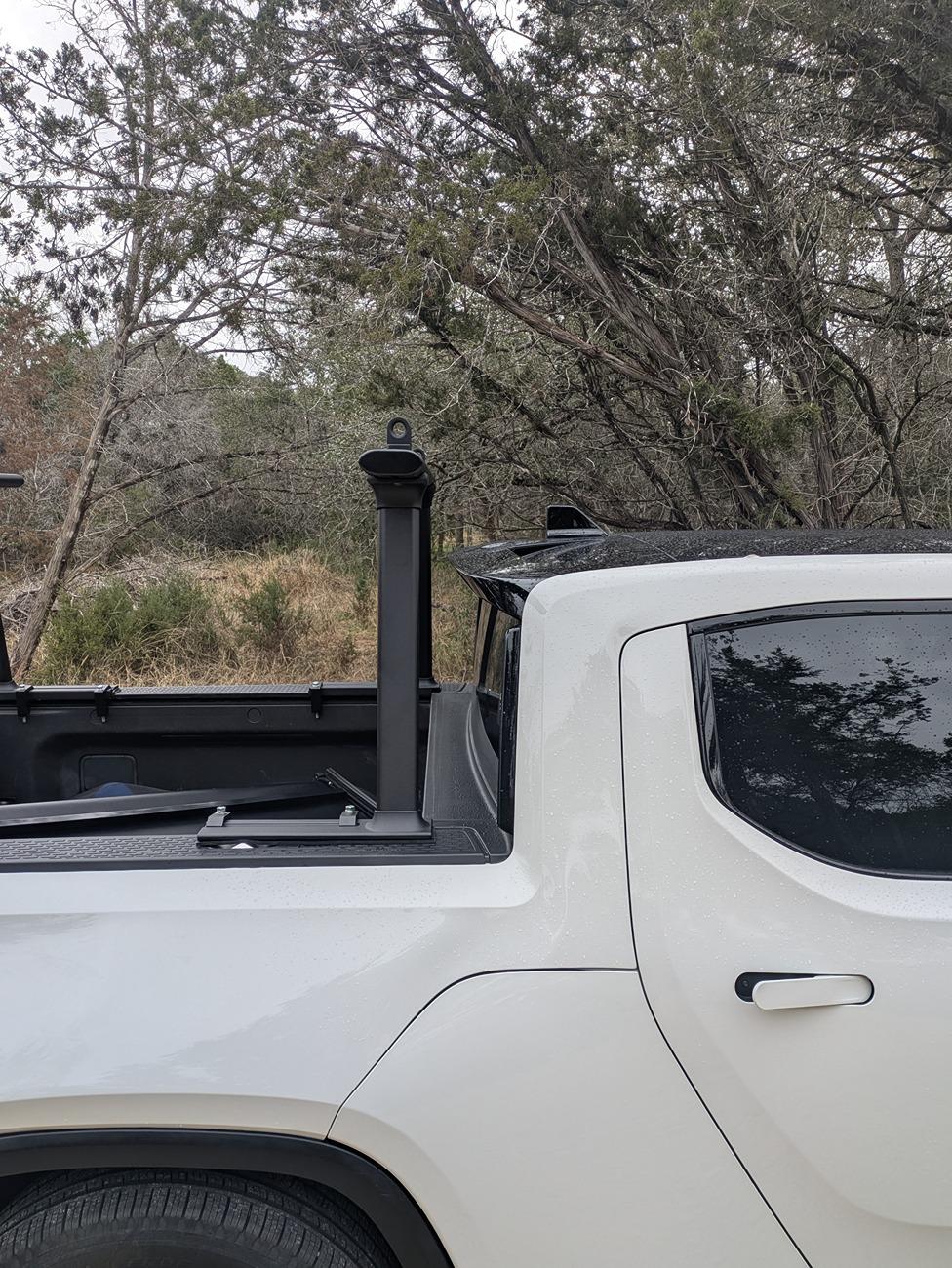 Rivian R1T R1S Custom modified bed rack for my Rivian R1T PXL_20250117_163140922