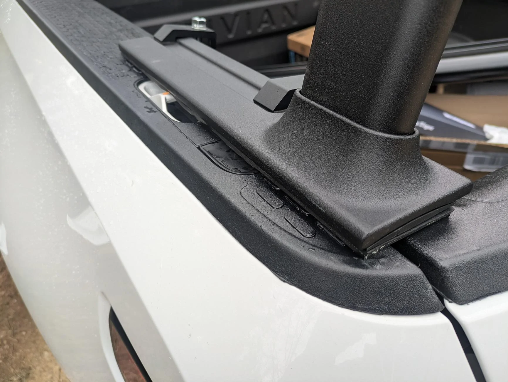 Rivian R1T R1S Custom modified bed rack for my Rivian R1T PXL_20250117_162901148