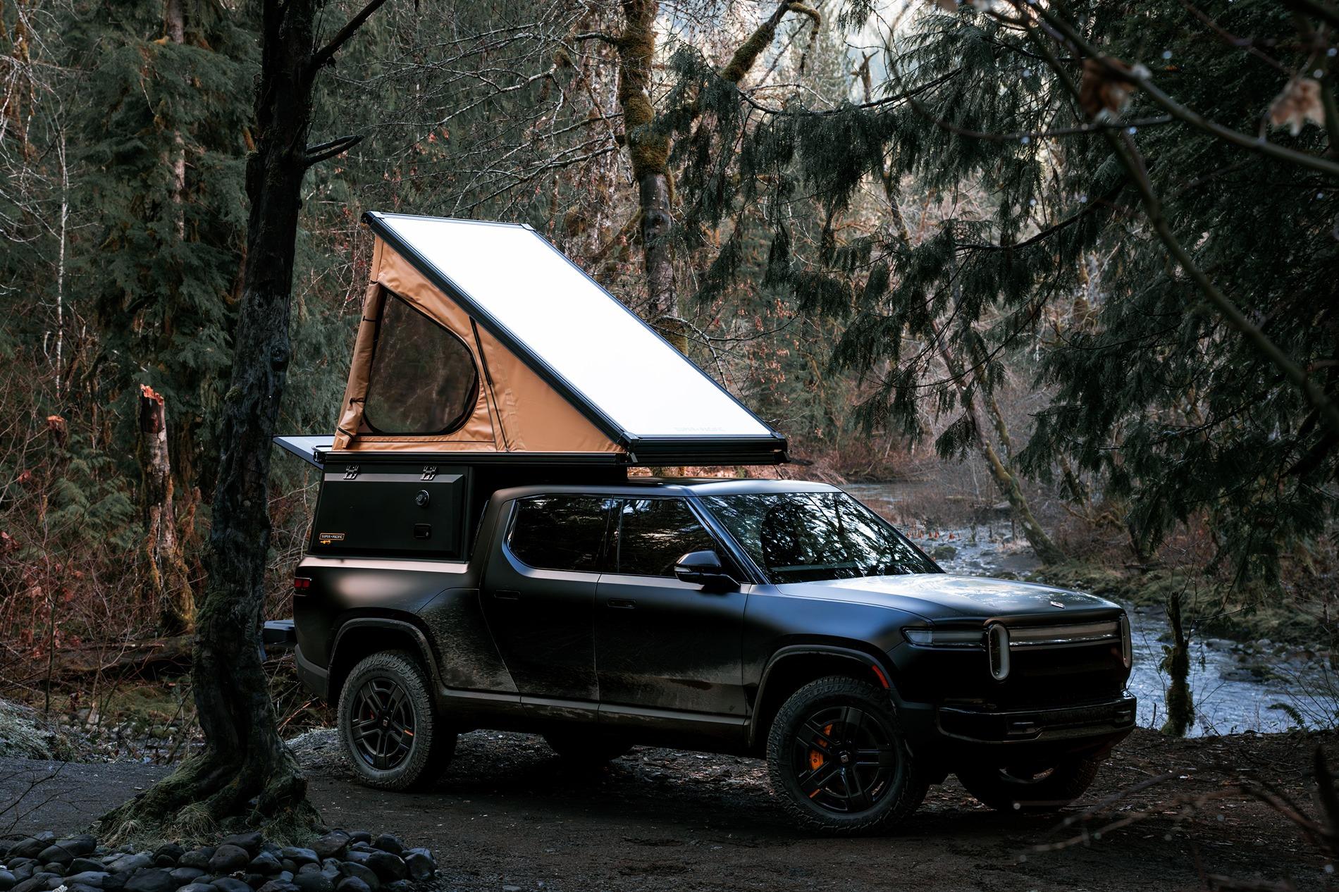 Rivian R1T R1S Super Pacific X1 Camper on 2025 Rivian R1T TriMax DSC00574-Enhanced-NR