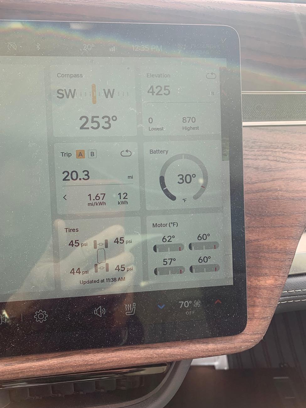 Rivian R1T R1S Very cold temperature range report - part II - with pics and data! IMG_7616