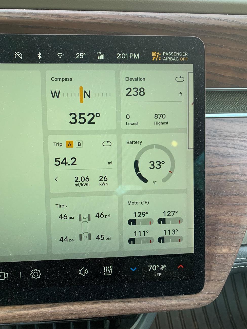 Rivian R1T R1S Very cold temperature range report - part II - with pics and data! IMG_7619