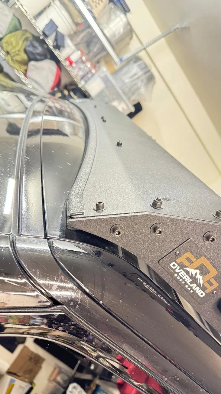 Rivian R1T R1S Roof rack wind deflector IMG_0574