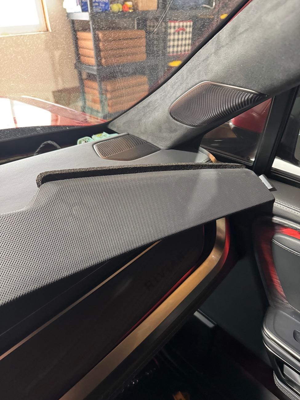 Rivian R1T R1S Dash rattle mitigation - dash disassemble DIY IMG_1821
