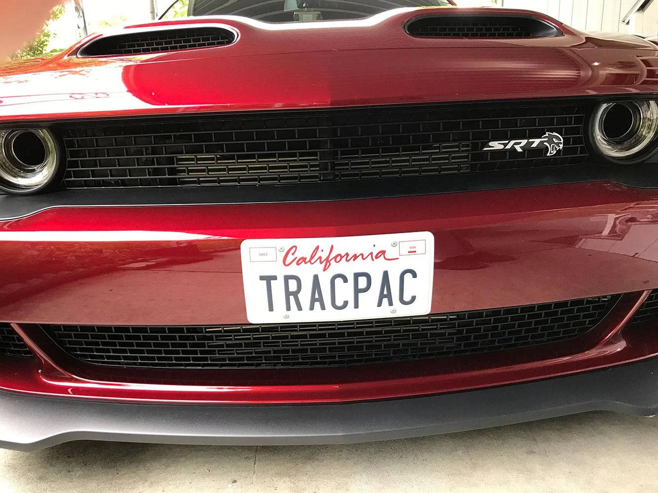 Rivian R1T R1S Front License Plate Mounting Options -- A Summary Adhesive Replica