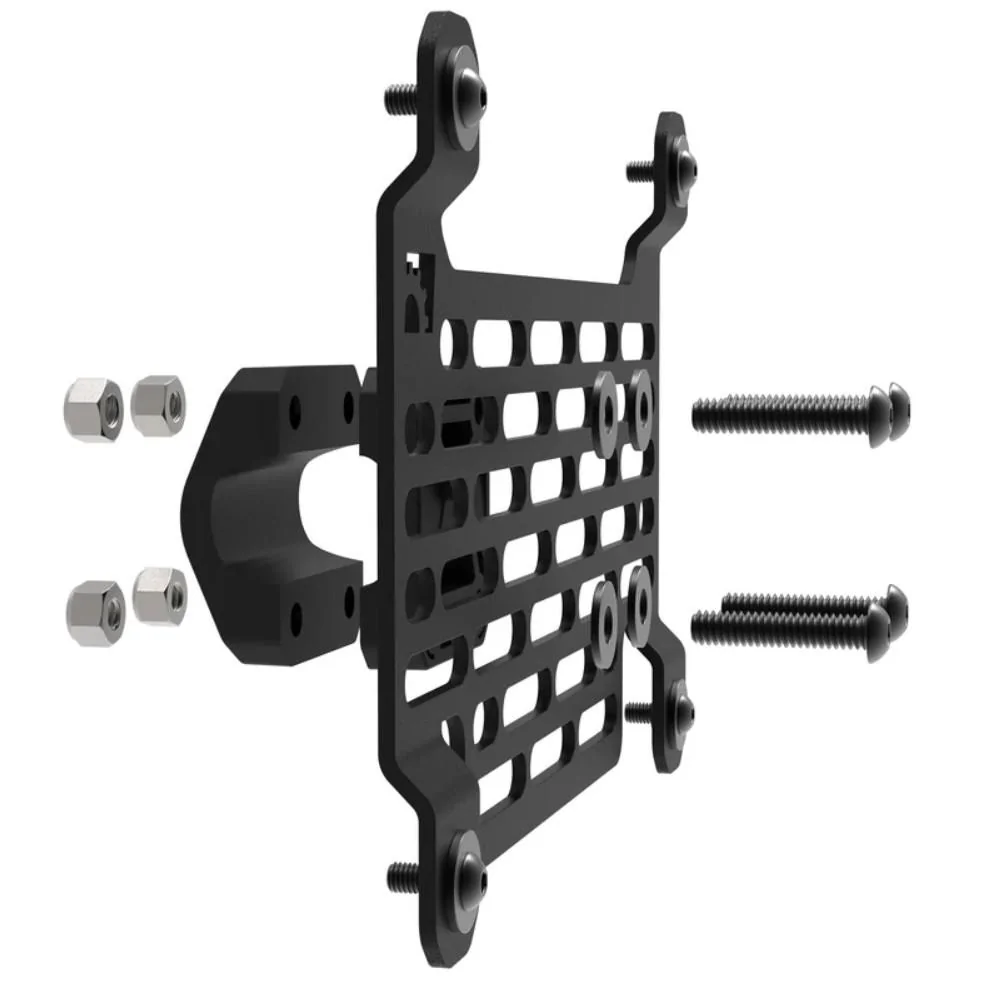 Rivian R1T R1S Front License Plate Mounting Options -- A Summary BuiltRight Industries Tow Hook LP Mount