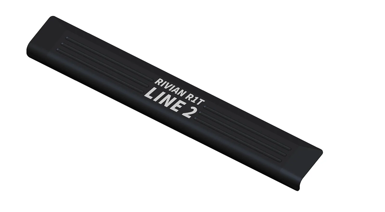 Rivian R1T R1S Add style points + Protect your door sills! MPP Billet Door Sills for Rivian R1T / R1S Rivian-R1-Door-Sill-Engraving-Small-Top-Lines