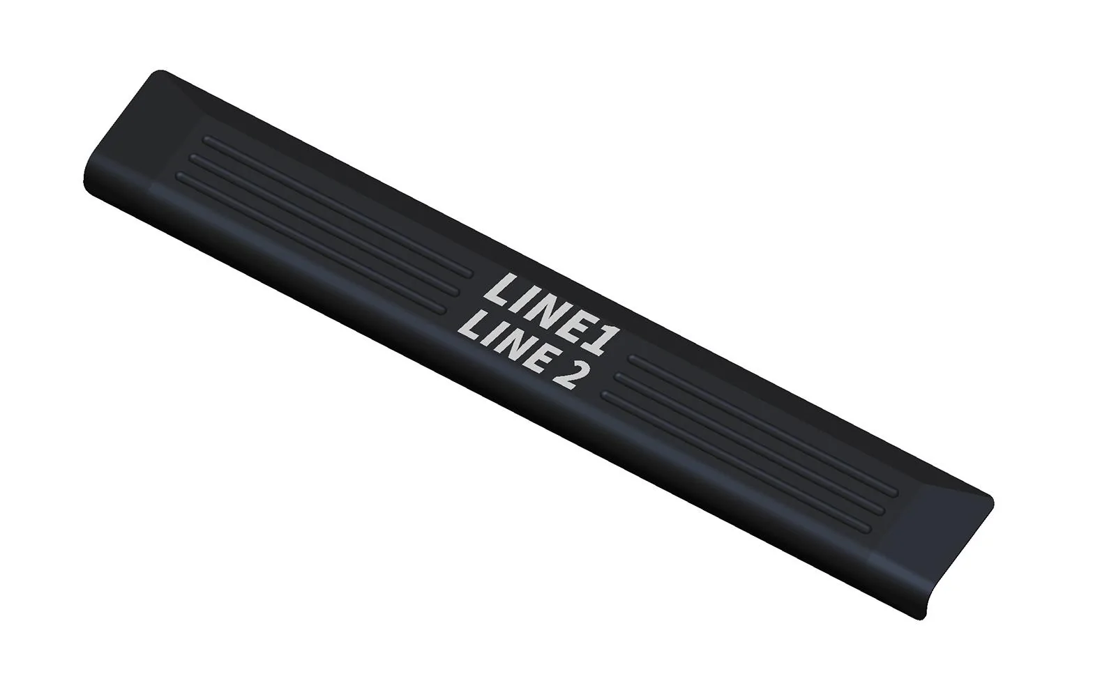 Rivian R1T R1S Add style points + Protect your door sills! MPP Billet Door Sills for Rivian R1T / R1S Rivian-R1-Door-Sill-Engraving-Two-Equal-Lines