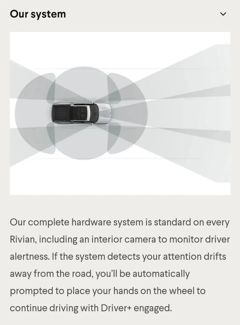 Rivian R1T R1S Why Gen1 doesn't show vehicles behind you 1738093570492-d9