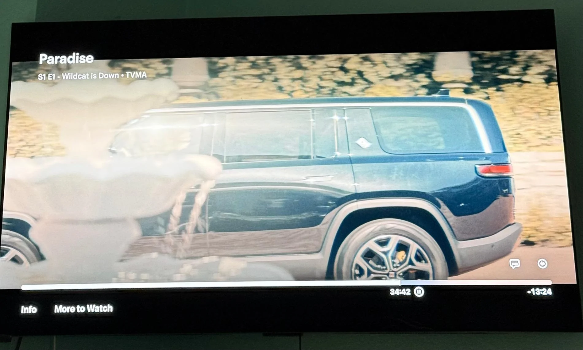 Rivian R1T R1S Good Rivian Exposure in new Hulu Series - Paradise IMG_8939