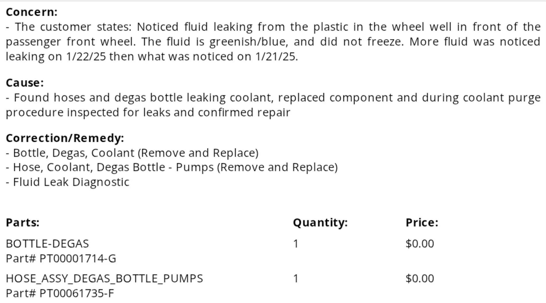 Rivian R1T R1S ? Blue fluid from front wheel well 1738255736644-c5