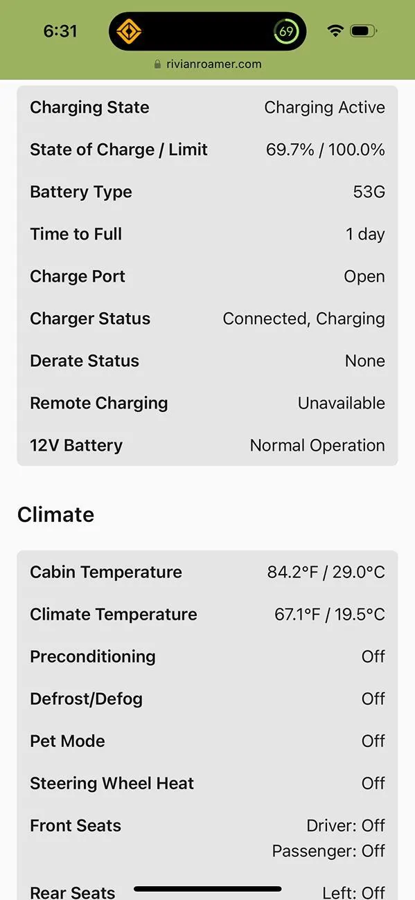 Rivian R1T R1S Update install unsuccessful IMG_0993