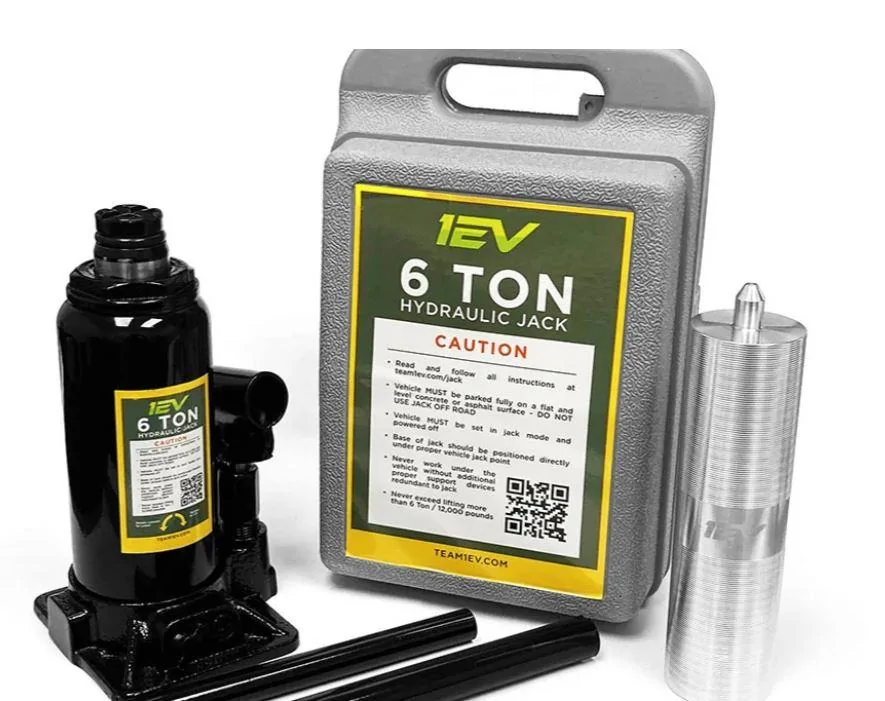 Rivian R1T R1S WARNING! EV Sportline Jack Fail! [PSA: Store a Bottle Jack in Proper Position] jackk